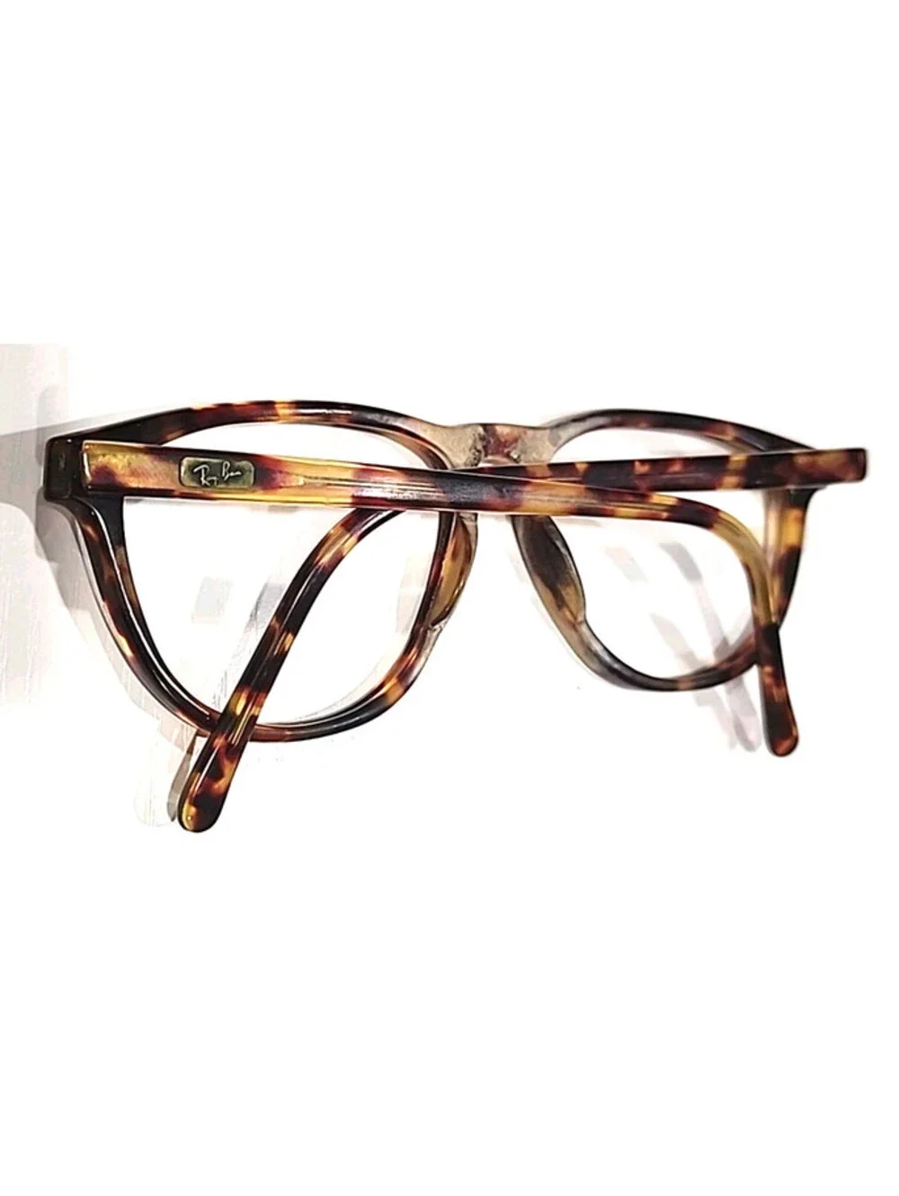 Ray Ban B&L W1593 Style 1 Vintage Tortoise Oversized Sunglasses Frame USA Read